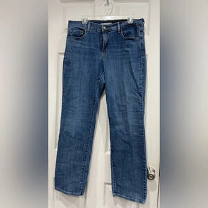 Levi’s Womens 12 Classic Straight Jeans Color Maui Waterfall Blue EUC